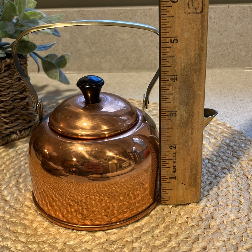 Small Copper Tea Kettle - Coppercraft Guild - Picture 10 of 12